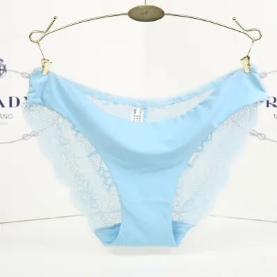 S-XXL 5 Size Women Sexy Underwear Transparent Hollow Women's Lace Panties Seamless Panty Briefs Intimates