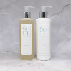 SALE Relax Duo Set Hand/Body Lotion & Wash