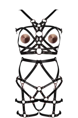 Seduction Rose Gold Lingerie Set