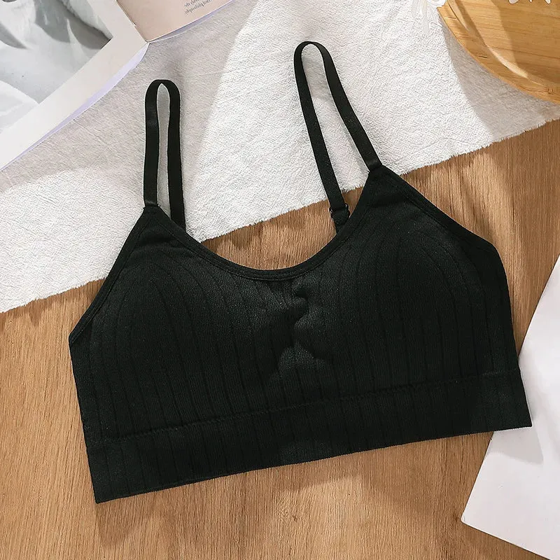 Sexy Wireless Bralette Seamless Women Bra Padded Sleep Tops U-Shaped Back Sports Tube Top Breathable Crop Lingerie Underwear