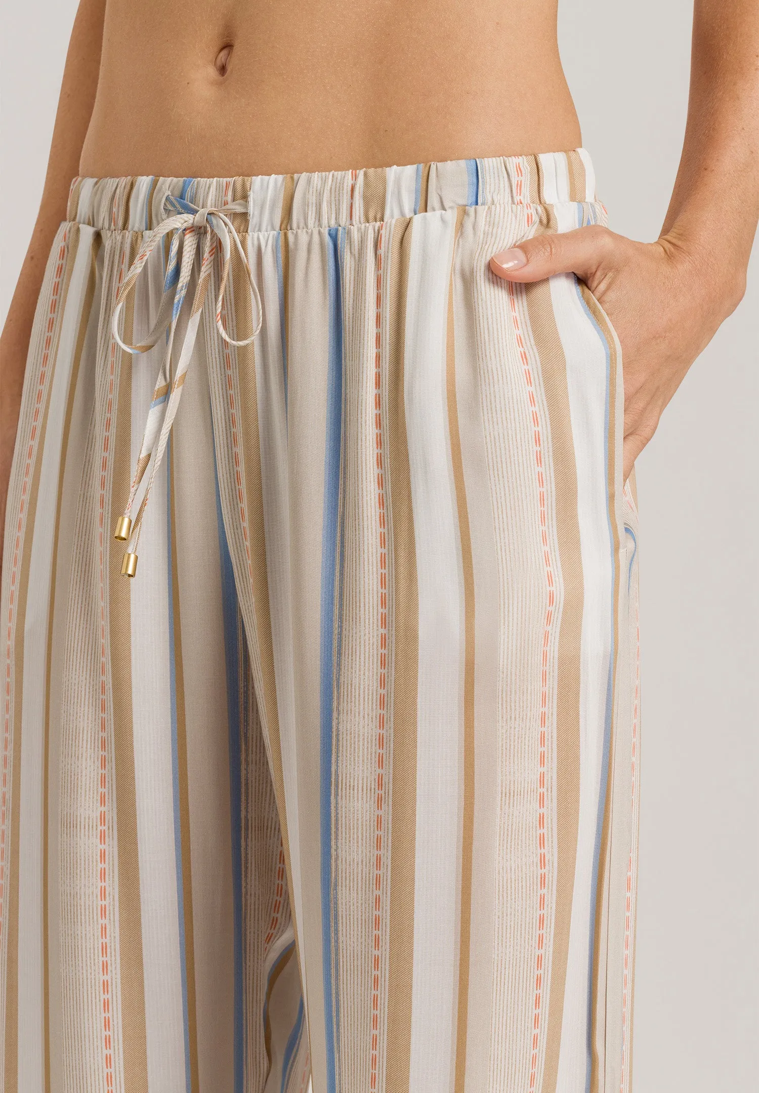 Sleep And Lounge Woven Long Pant | Textured Stripe 77617-2953