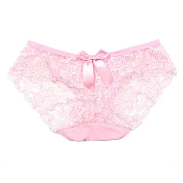 solid low-rise underwear intimates women's sexy lace floral panties seamless panty briefs free shipping