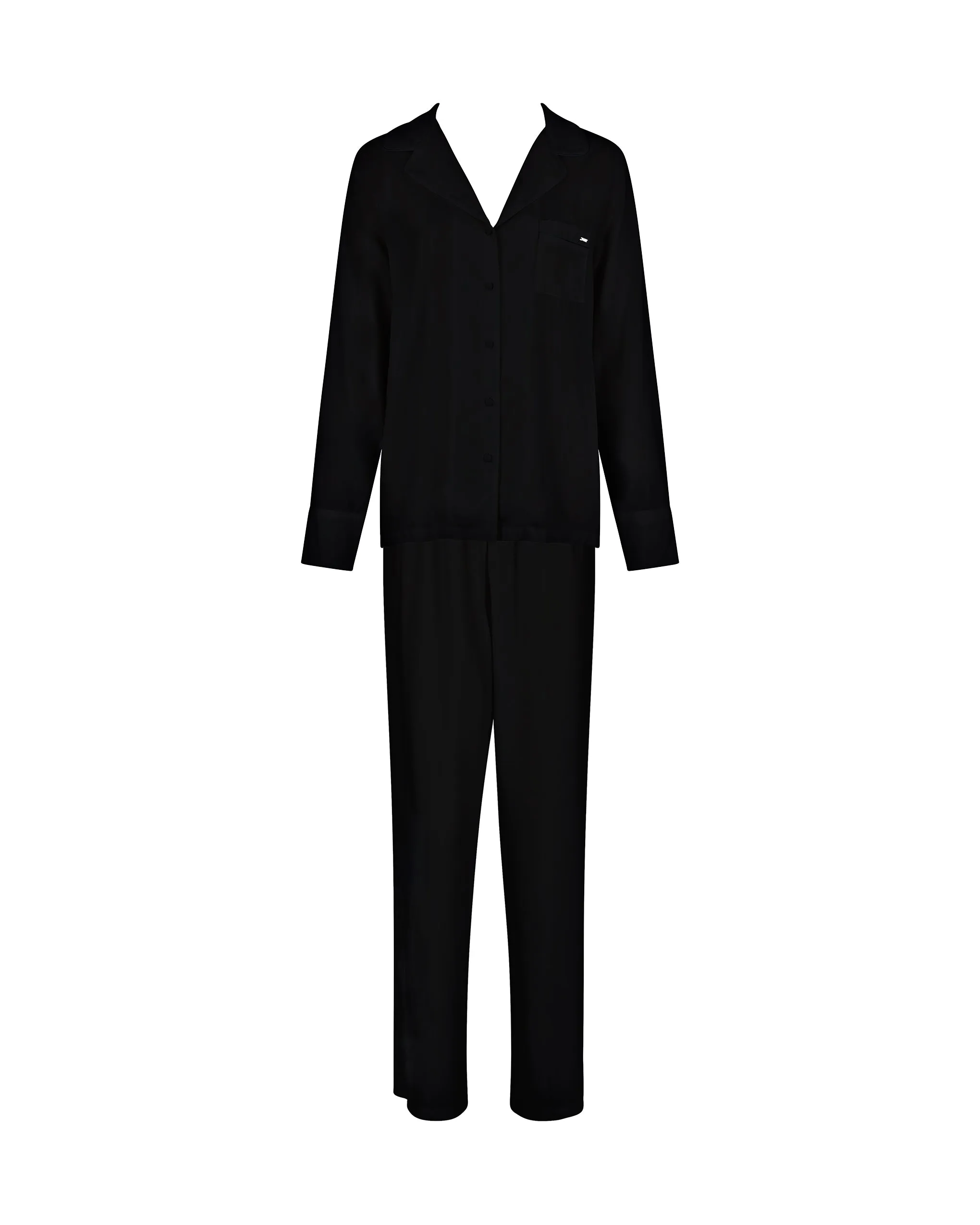 Tarcon Eco Viscose Long Pyjama Set Black