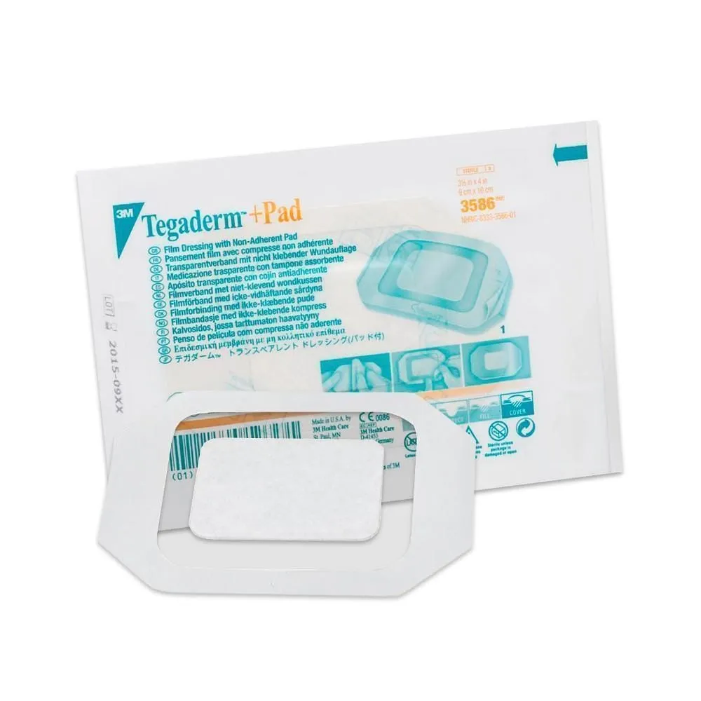 TEGADERM PLUS  PAD 3M Film Dressing 9cm x 20cm 3590 - Transparent/Waterproof/Non-Adh Pad