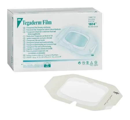 Tegaderm Transparent Adhesive Film Dressing with Border 2-3/8" x 2-3/4"