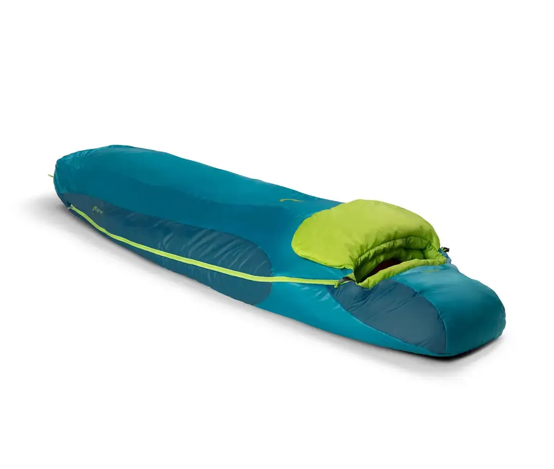 Tempo Men's Sleeping Bag, 35F - Regular, Spring Bud/Mayan Blue