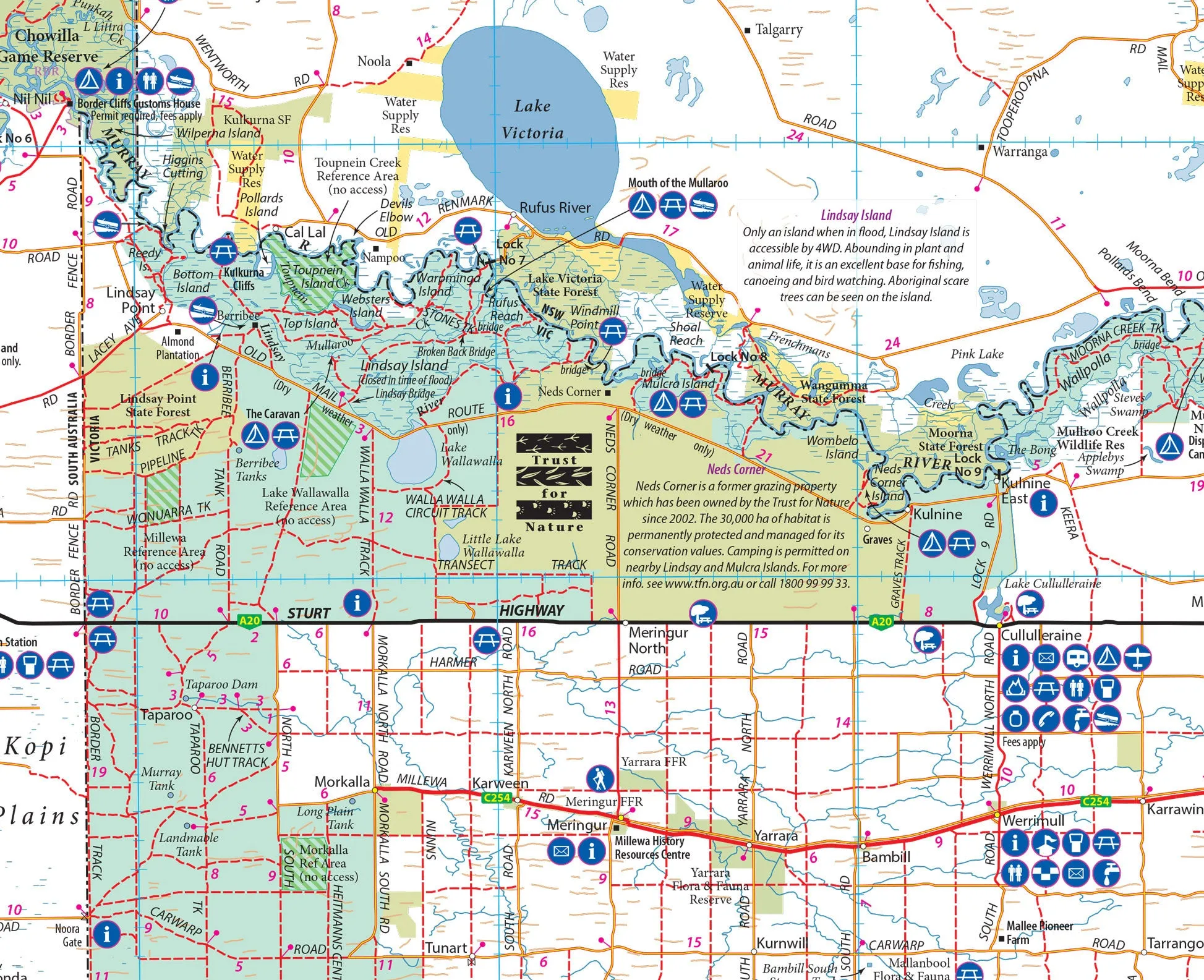 Victoria's Deserts 4WD Meridian Map