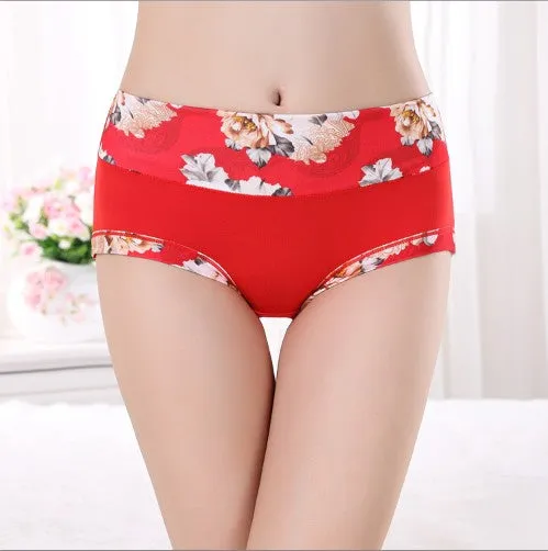 Women Panties Underwear Plus size 4XL Modal Sexy vs Calcinha Bragas Mujer Culotte Femme Women's Printing Briefs Panty