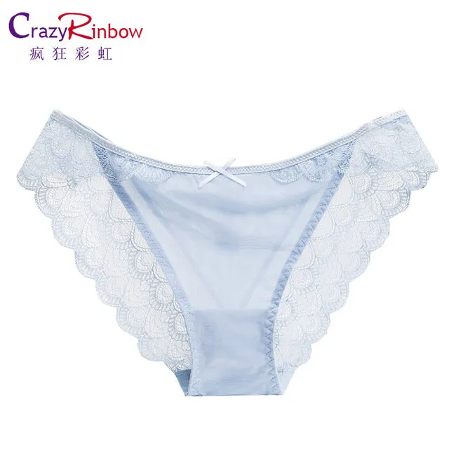 Women Sexy Lace Panties , Women's Low Waist Cotton Briefs Underwear G-Strings Thongs Tangas , Ladys Exotic Lingeries Intimates