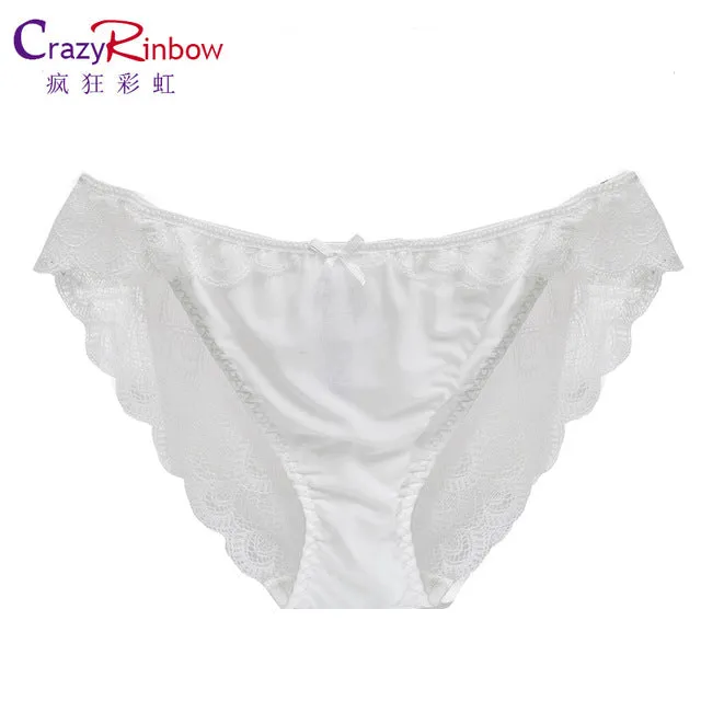 Women Sexy Lace Panties , Women's Low Waist Cotton Briefs Underwear G-Strings Thongs Tangas , Ladys Exotic Lingeries Intimates